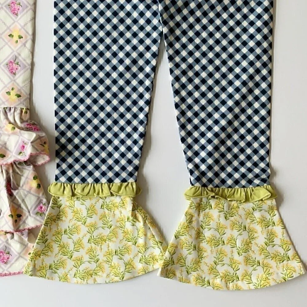 NWT Matilda Jane Girl Ruffle Leggings Bundle 8 Years 10 years or 12 years
